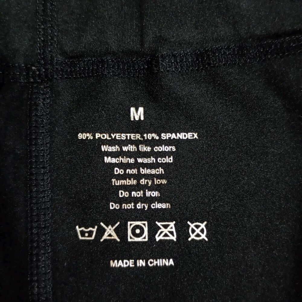 Womens Maternity Leggings Size M Black - Picture 2 of 9